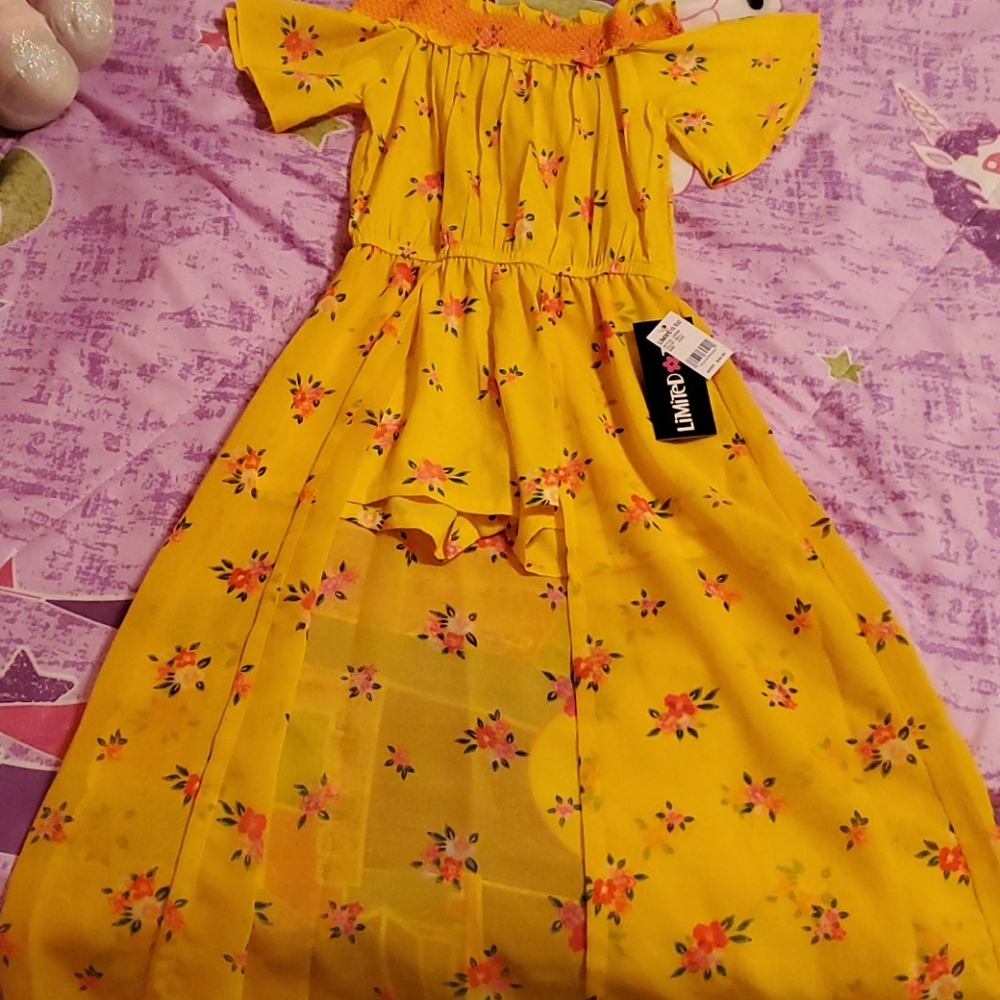 ❤limited too hi-low shorts dress❤